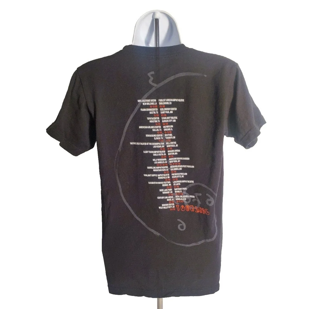 The Cure Licensed Merch‎ Clock 2016 Tour Band Concert Music T-Shirt Small